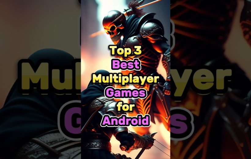 Armored skeleton warrior confronting a cloaked archer with flaming, dramatic game poster text