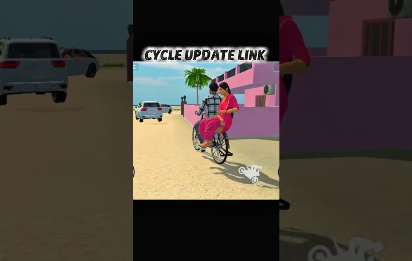 Man riding bicycle with woman in pink sari along sunny coastal street near cars