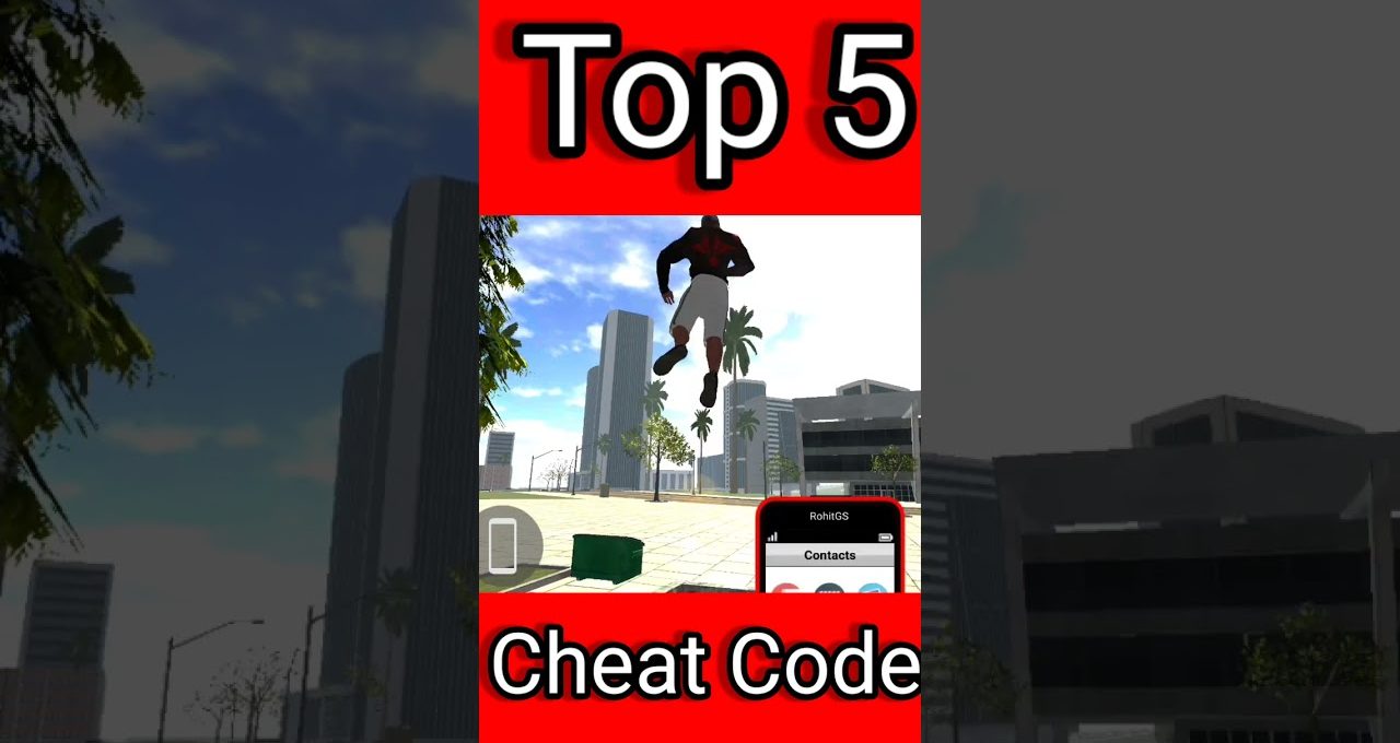 Mobile game screenshot showing a character jumping between city buildings with "Top 5" text