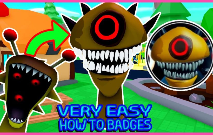 Yellow one-eyed monster with large teeth in a colorful game environment tutorial thumbnail