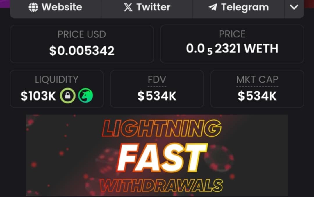 Cellex token dashboard showing price, liquidity, market cap, and performance percentages.