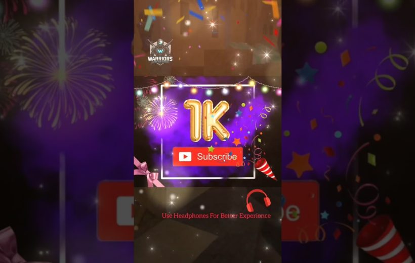 Vibrant 1K subscriber celebration graphic with fireworks, confetti, and YouTube subscribe button