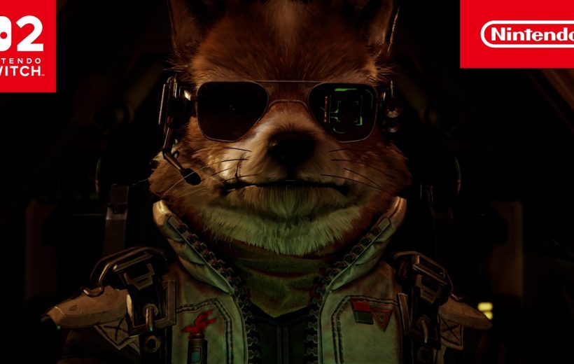 Anthropomorphic fox pilot wearing aviator sunglasses, headset, and a worn flight jacket in cockpit
