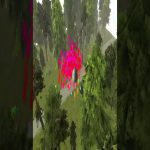 Colorful confetti explosion around a hovering gray drone above a forest clearing