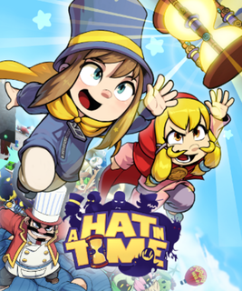 Two cheerful cartoon children in hats leaping toward a giant ringing bell, game logo