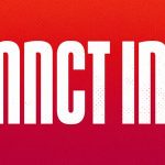 Bold stylized white text "$MNCT INFO" on a red-to-pink gradient background with accents